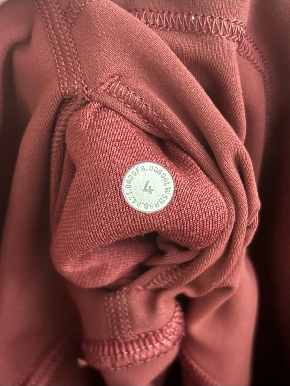 Lululemon Leggings Women’s 4 Cranberry Burgundy Wunder Train